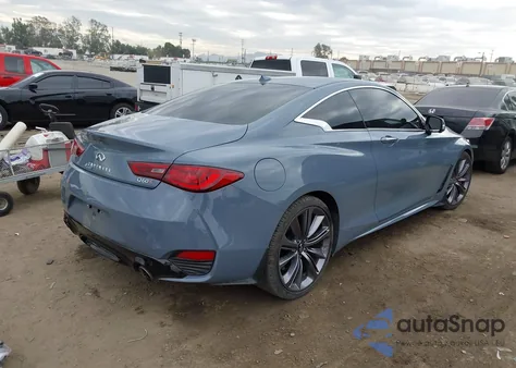 2022 Infiniti Q60 Red Sport 400 from USA, damaged, VIN JN1FV7LK6NM660788